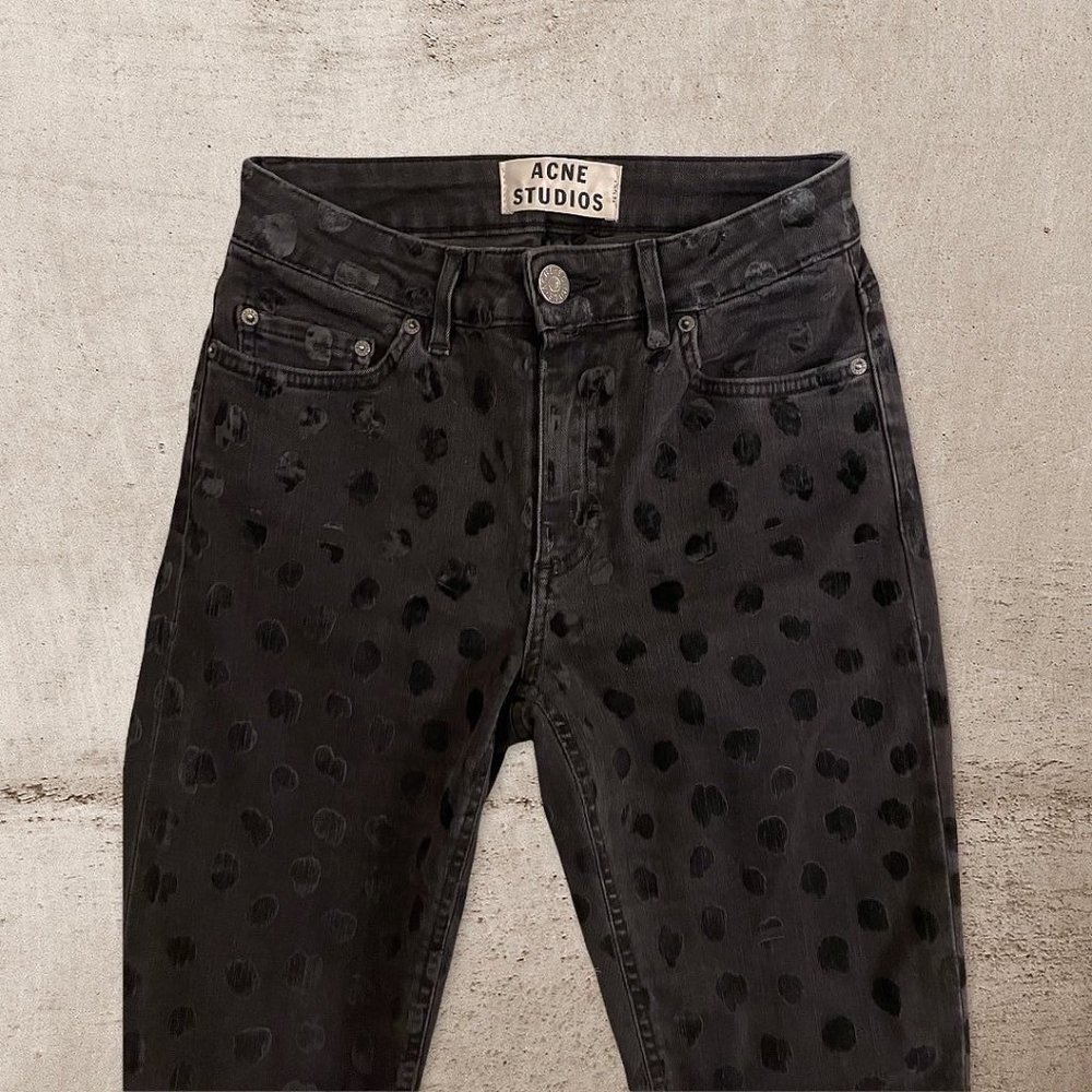 ACNE STUDIOS Skin 5 Black Lynx Jeans